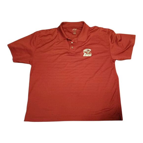 P2 Pro Player New Mexico State Agggies Maroon Polo Embroidered Shirt Mens Sz XL - Picture 1 of 6